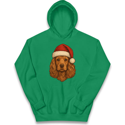 Cocker Spaniel Christmas Kids Hoodie