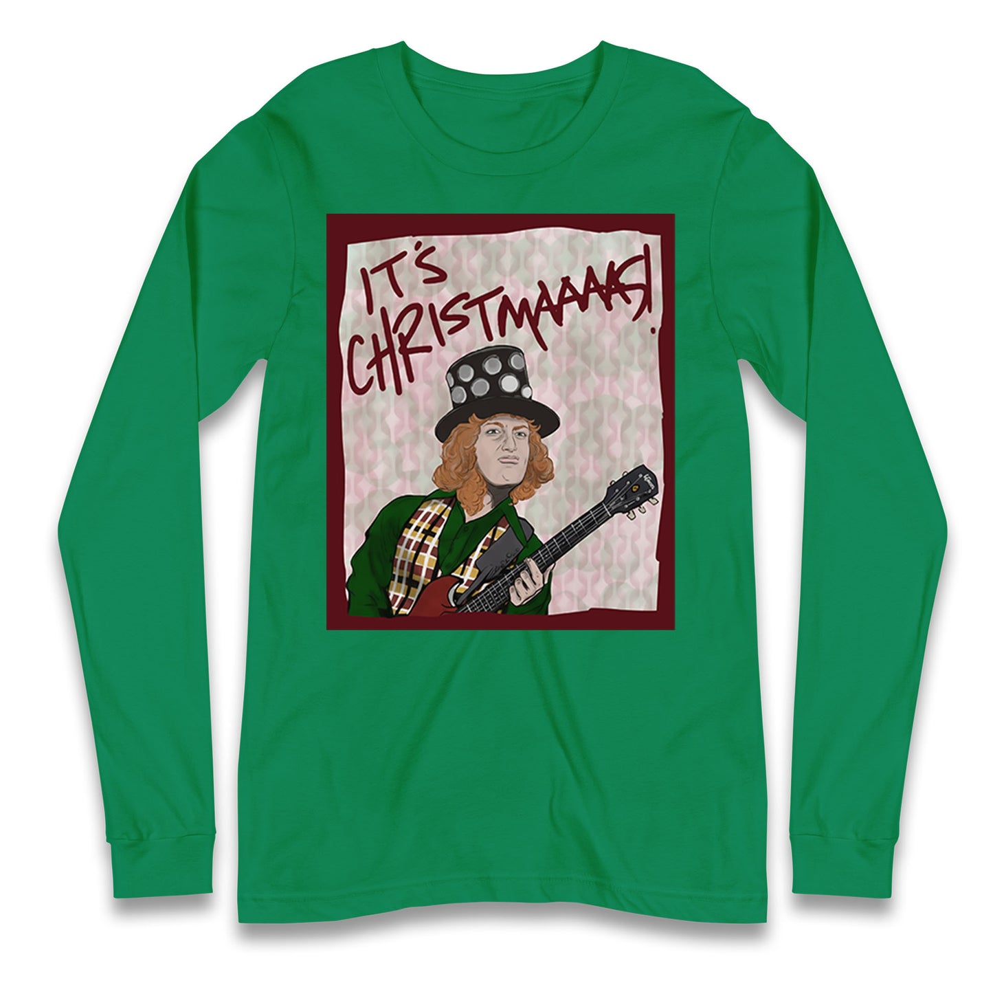 Noddy Holder Christmas Longsleeve T Shirt