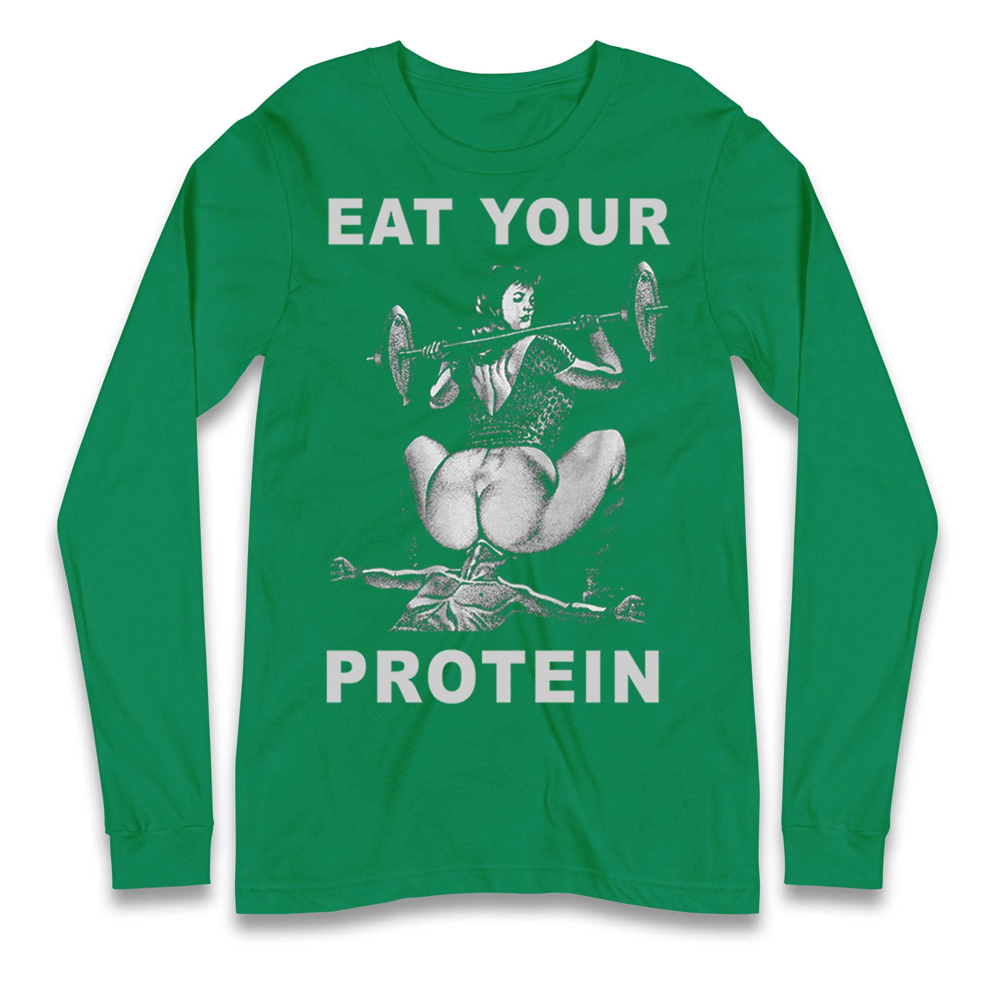 Breakfast Of Champions Eat Your Protein SarcasticLongsleeve T Shirt
