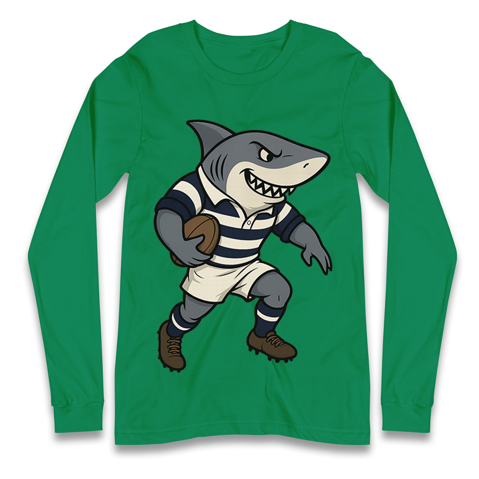 Retro Sale Sharks Rugby Union Longsleeve T Shirt