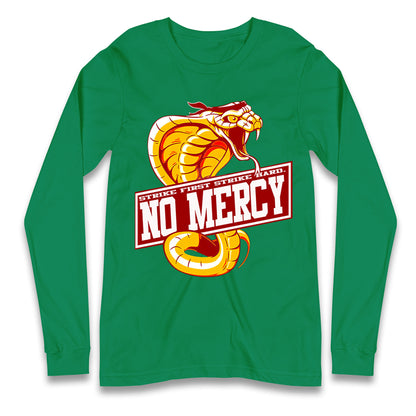 Cobra Kai No Mercy Long Sleeve T Shirt