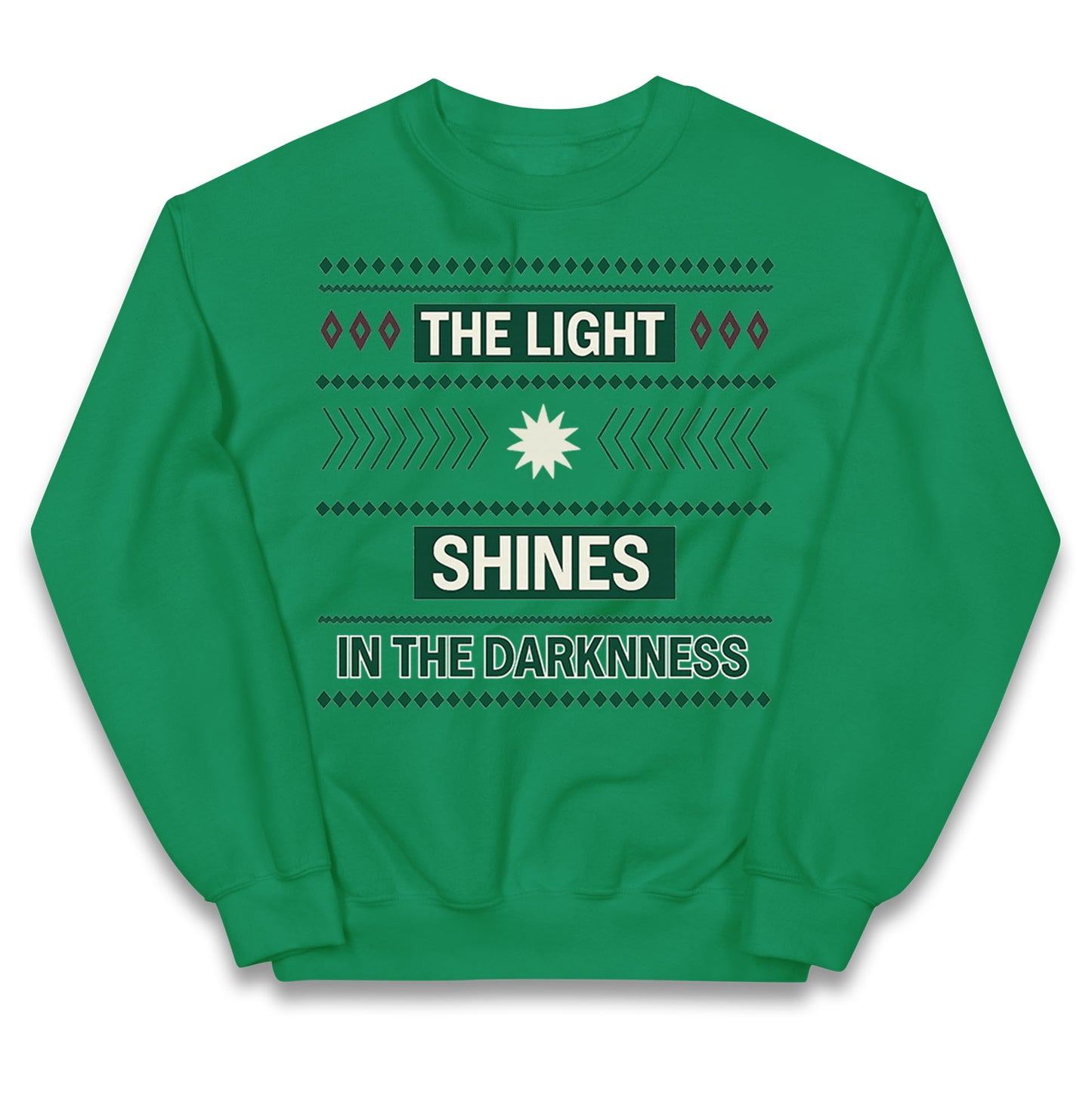 The Light Shines in the Darkness Kids Jumper