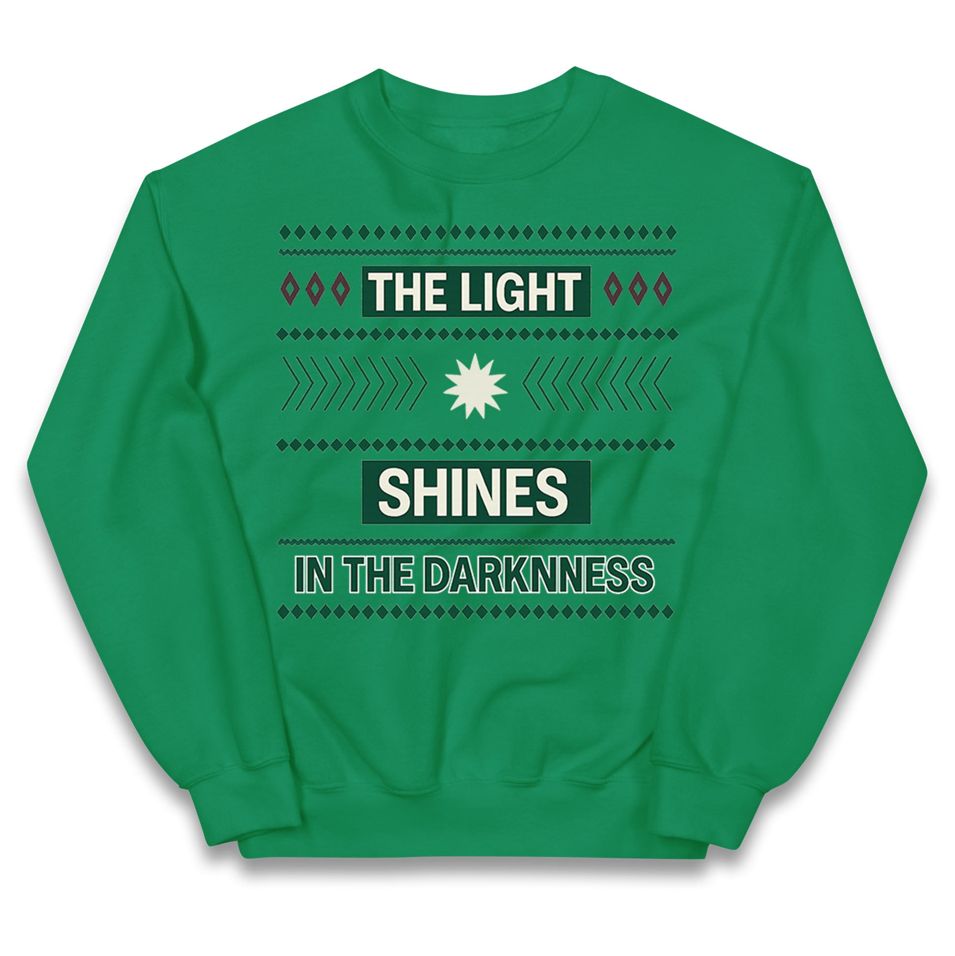 The Light Shines in the Darkness Kids Jumper