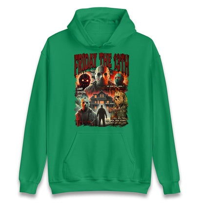 Jason voorhees Friday The 13th horror Halloween Bootleg Unisex Hoodie