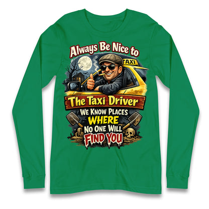 Taxi Driver Longsleeve T Shirt