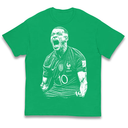  Kylian Footballer Kids T Shirt