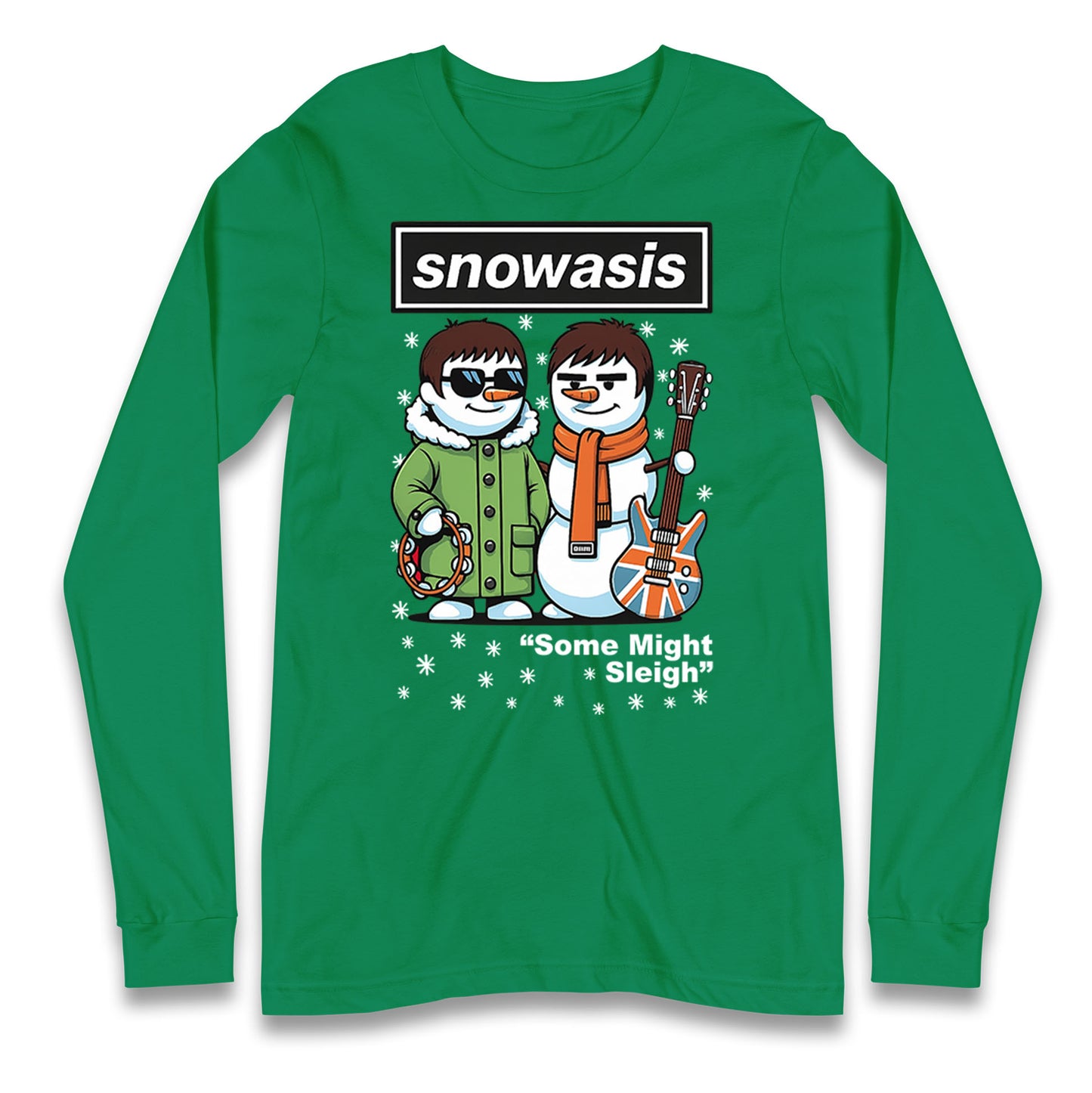 Snowasis Might Sleigh Music Band  Longsleeve T Shirt 