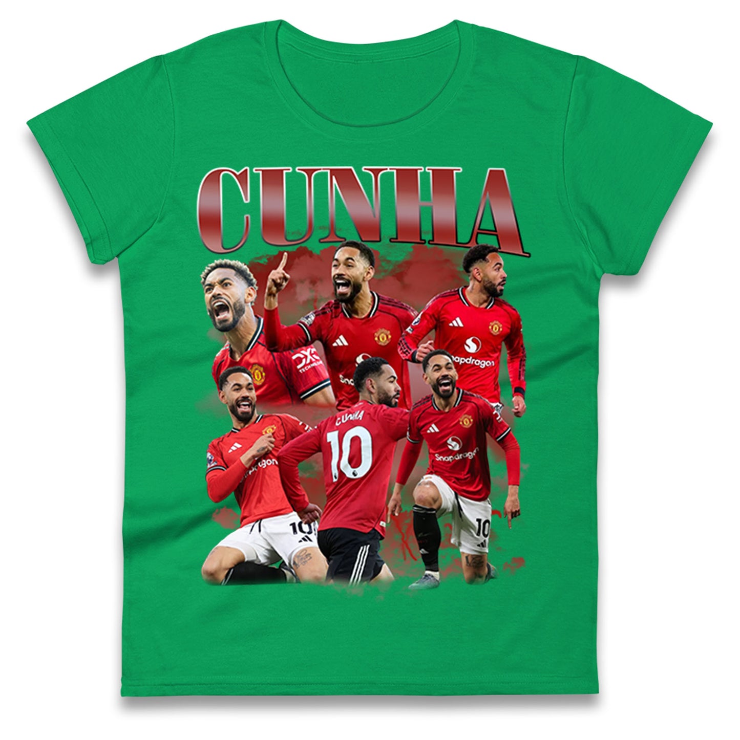 Matheus Cunha Manchester United Ladies T Shirt