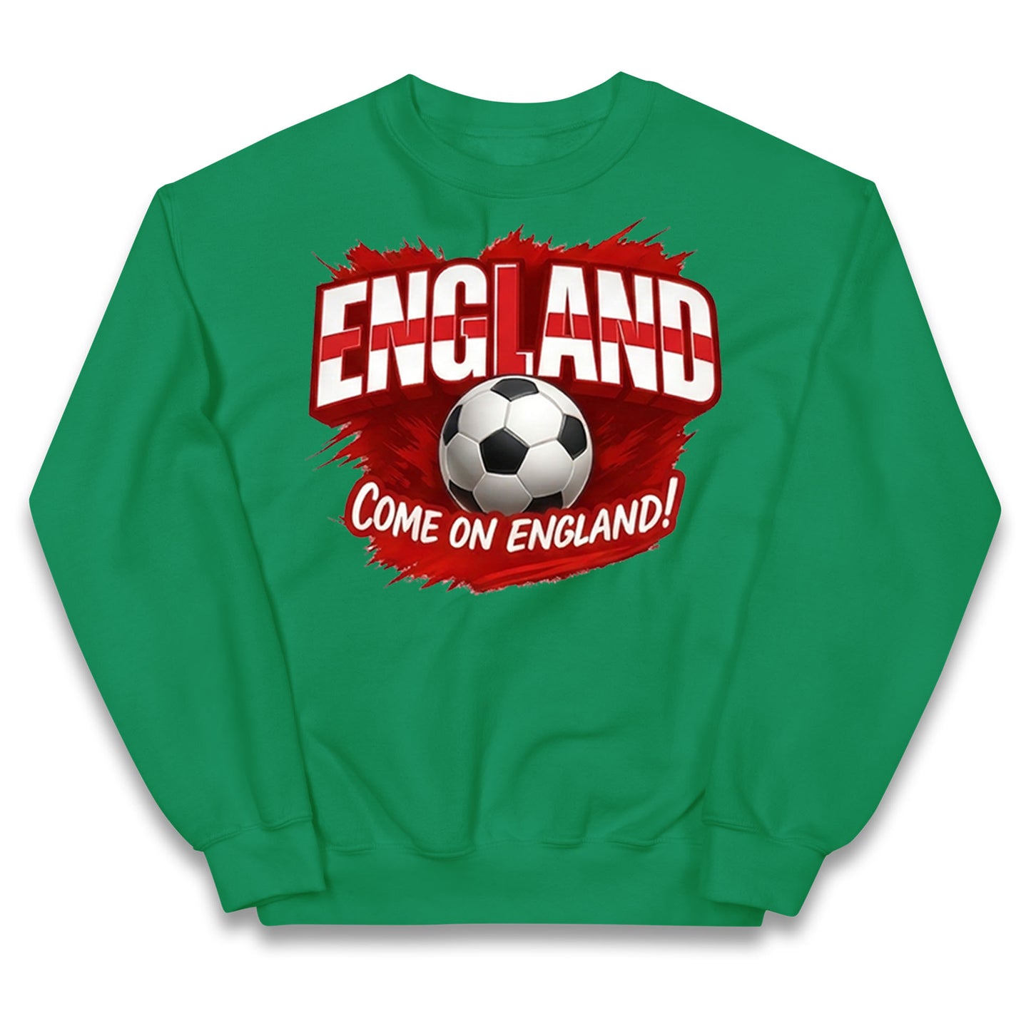 England Retro World Cup Kids Jumper