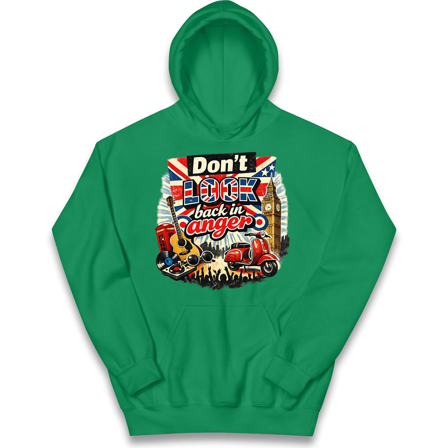 Don't Look Back In Anger Kids Hoodie