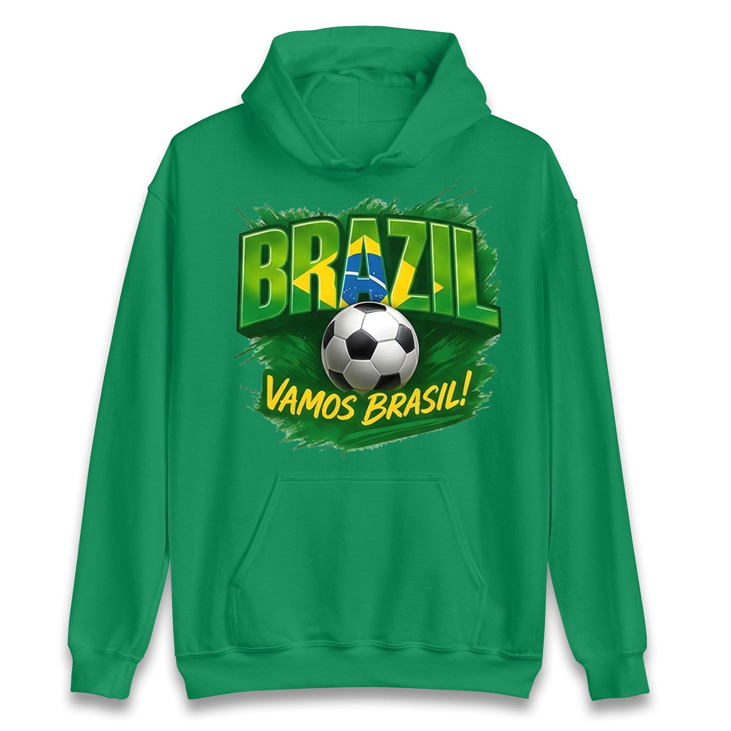 Brazil Retro Football Hoodie
