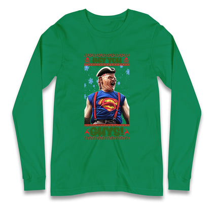 sloth christmas long sleeve t shirt
