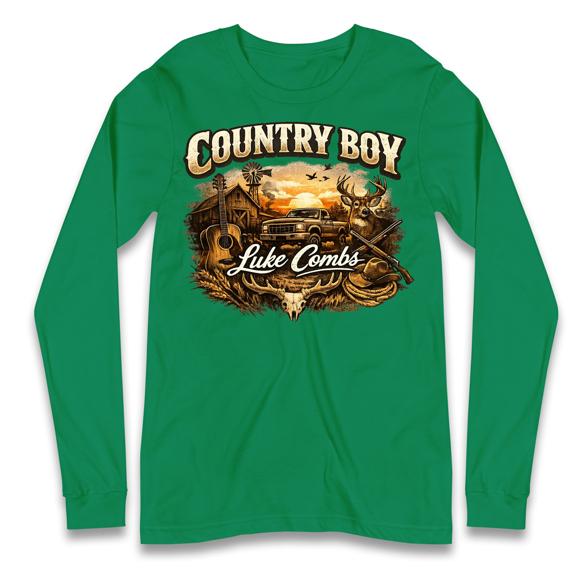 Luke Combs Country Music Longsleeve T Shirt