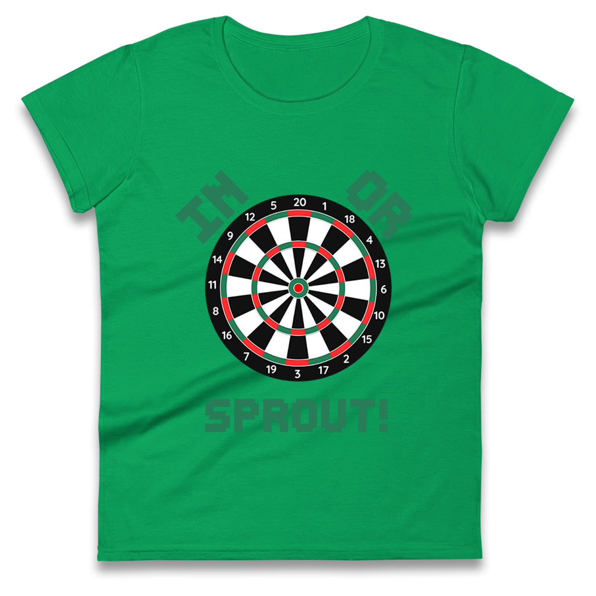 dartboard christmas womens t shirt