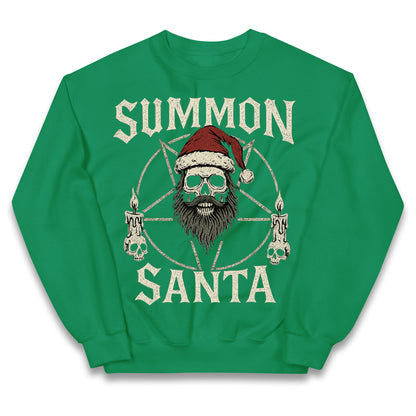 Goth Christmas Kids Jumper