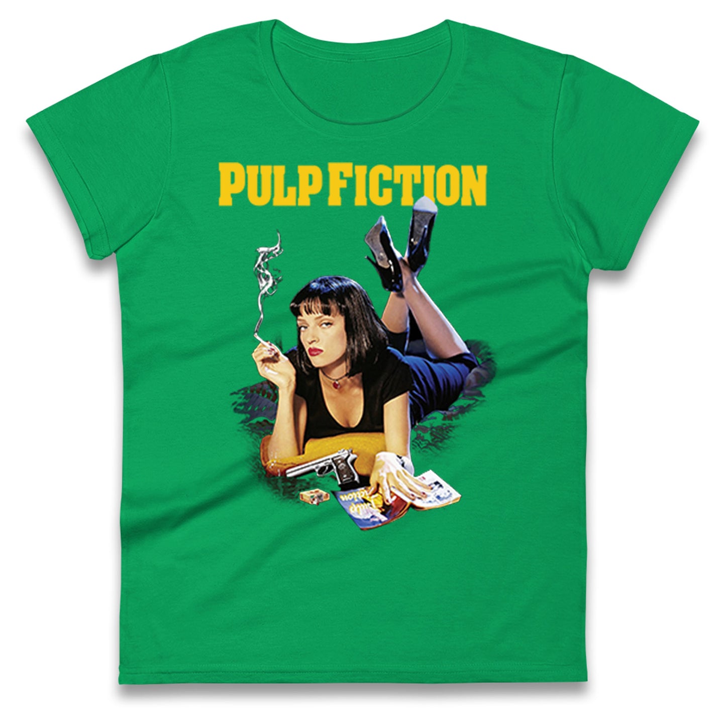 Uma Thurman Pulp Fiction Ladies T Shirt