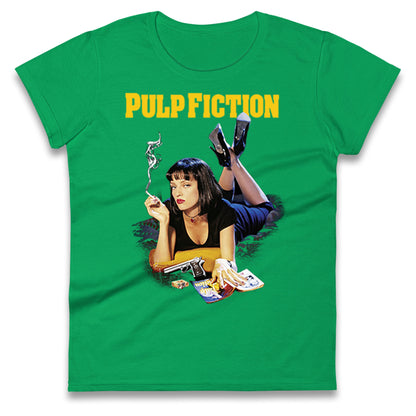 Uma Thurman Pulp Fiction Ladies T Shirt