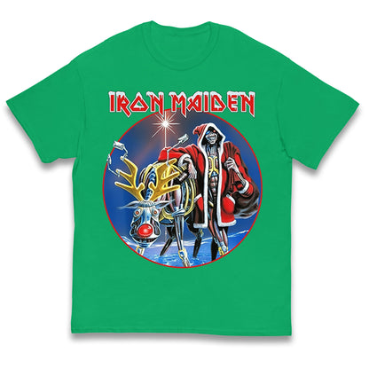 Iron Maiden Christmas Kids T Shirt