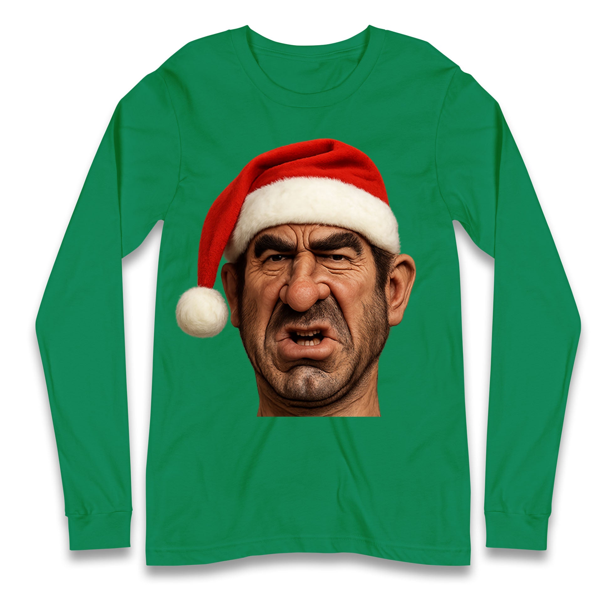 Eric Cantona Xmas Longsleeve T Shirt