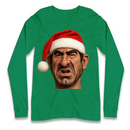 Eric Cantona Xmas Longsleeve T Shirt