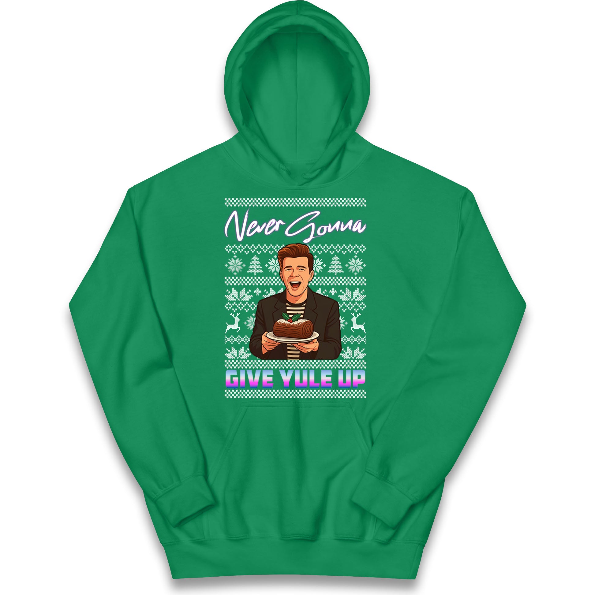 Rick Astley Christmas Kids Hoodie