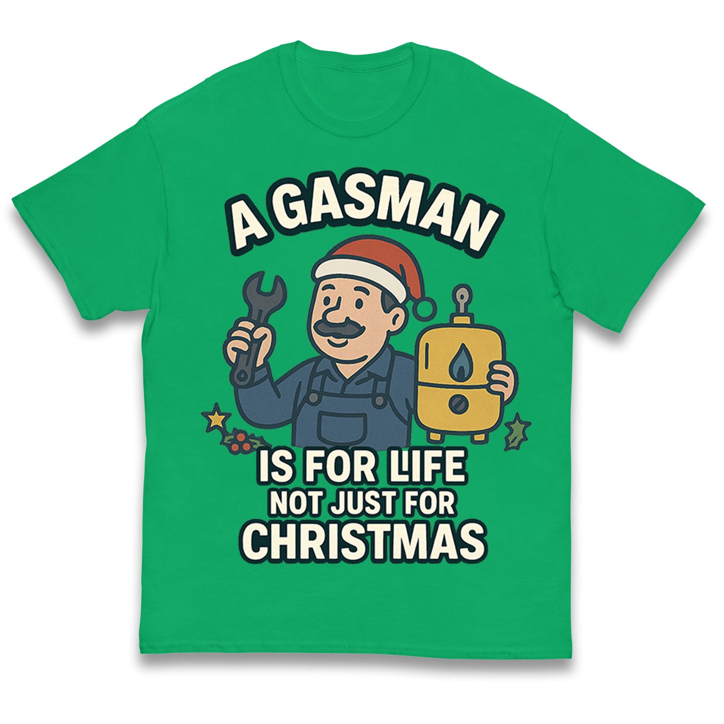 Gasman Christmas Kids T Shirt