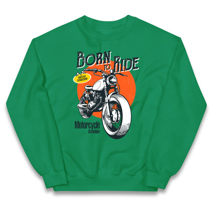 Born To Ride UK Kids Jumper