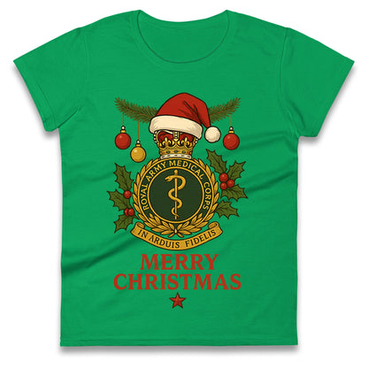 Royal Army Medical Corps Christmas Ladies T Shirt