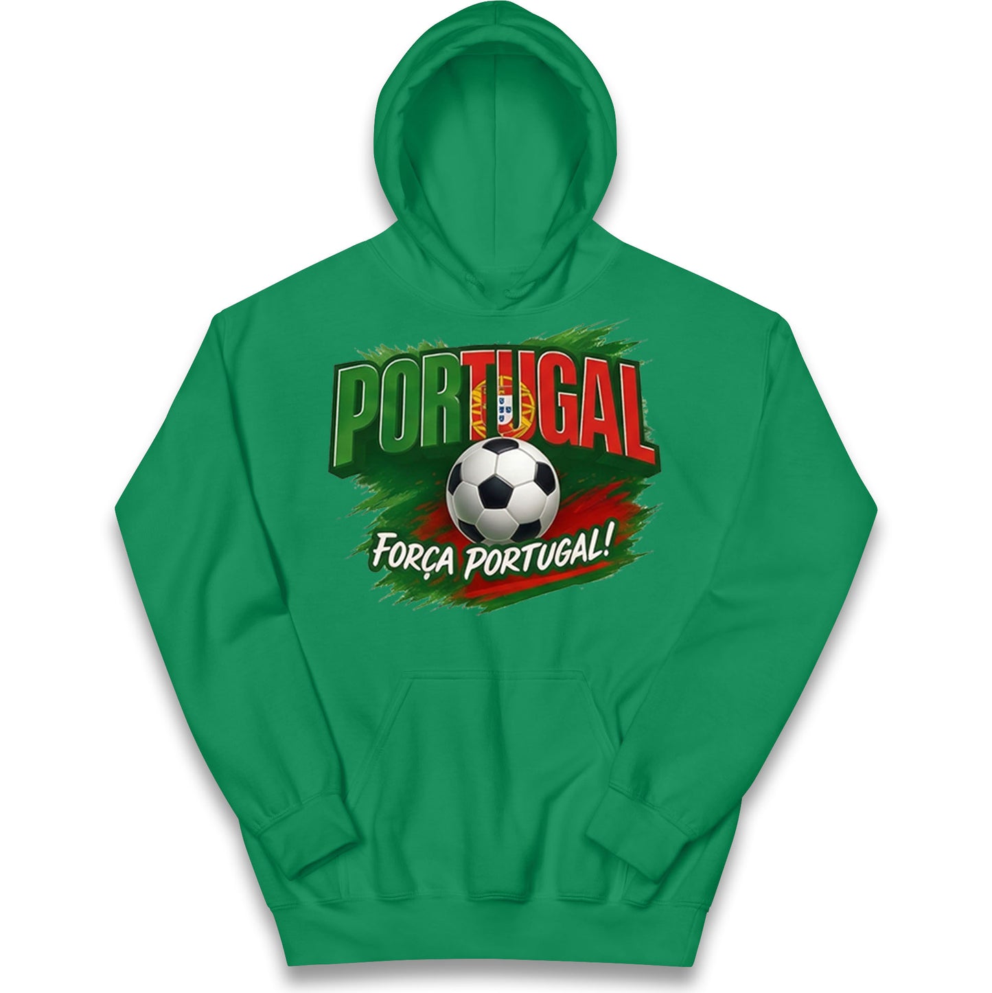 Portugal Retro World Cup Kids Hoodie