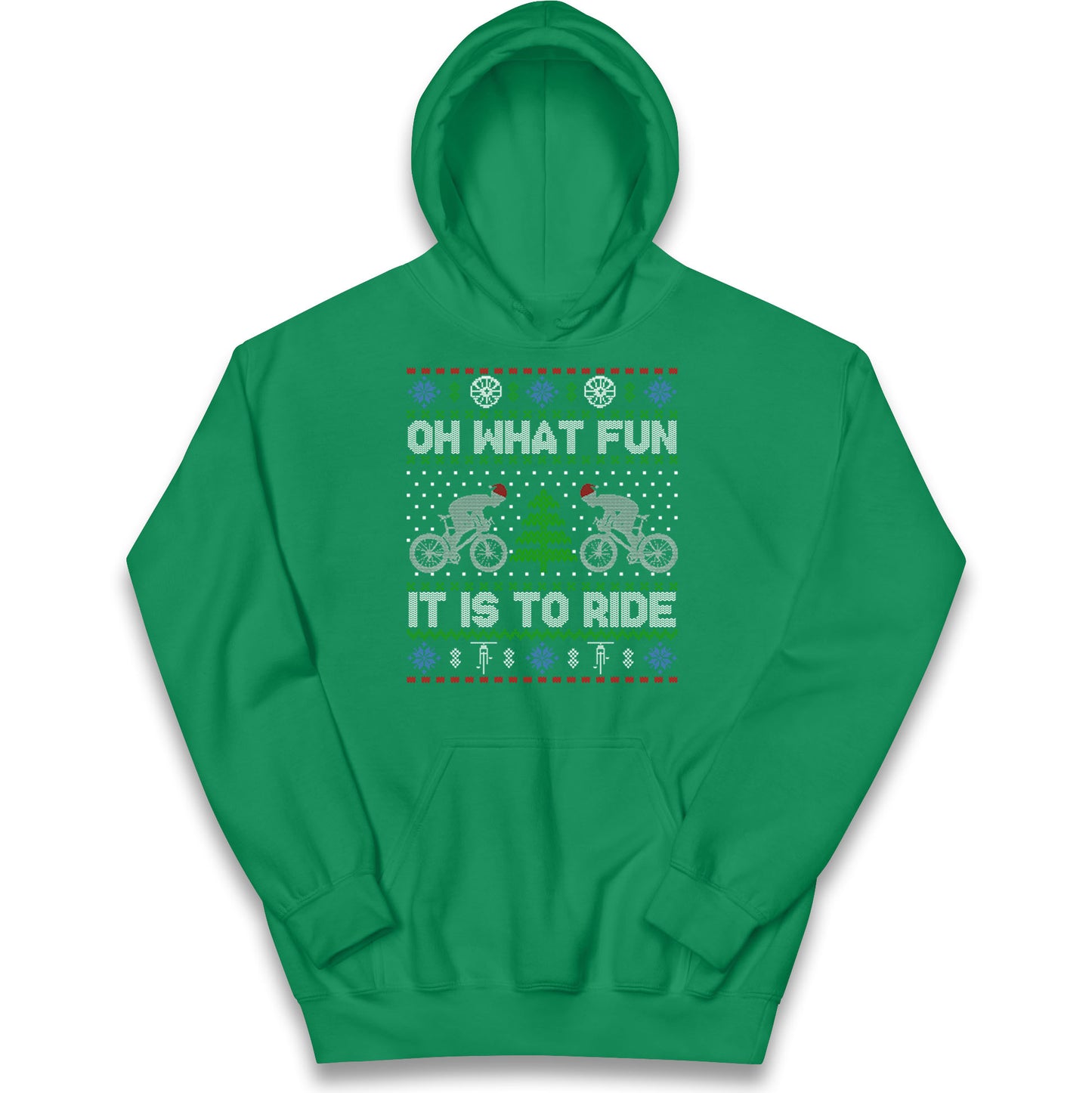 BMX Christmas Kids Hoodie