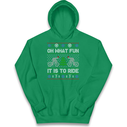 BMX Christmas Kids Hoodie