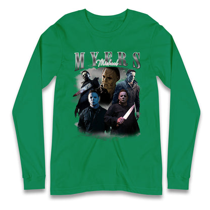 Michael Myers Serial Killer Halloween Bootleg Long Sleeve T Shirt