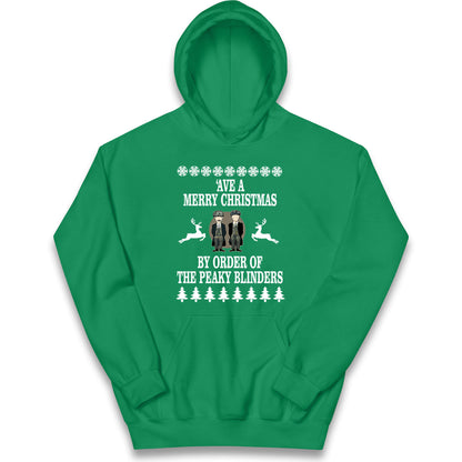 Peaky Blinders Christmas Kids Hoodie
