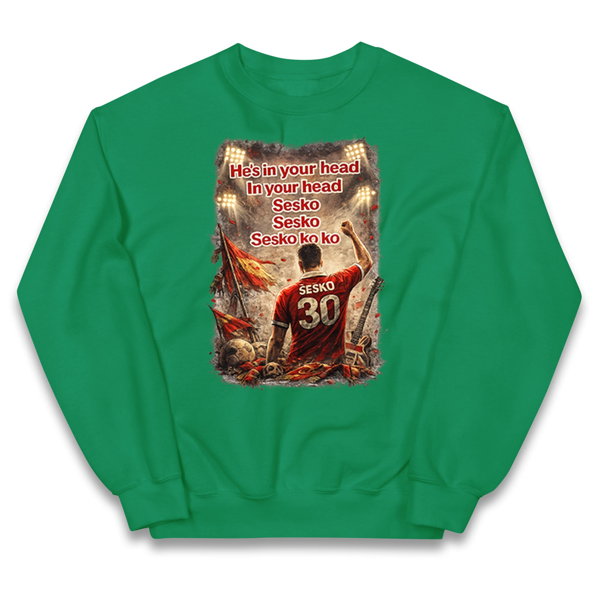 He's in Your Head in Your Head Sesko Sesko Sesko ko ko Kids Jumper