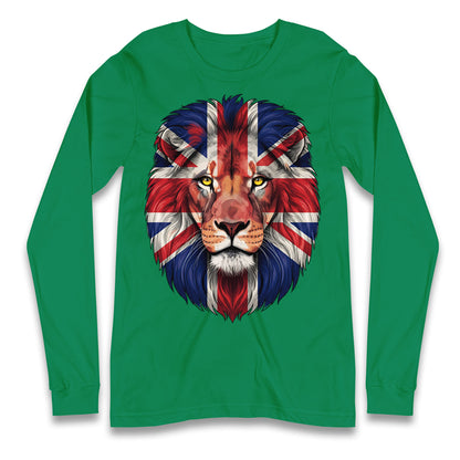 St George Flag Lion Longsleeve T Shirt