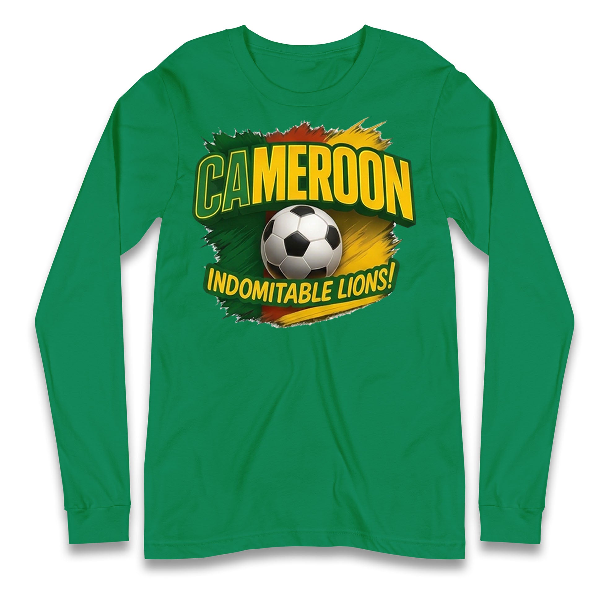 Cameroon Retro World Cup Longsleeve T Shirt 