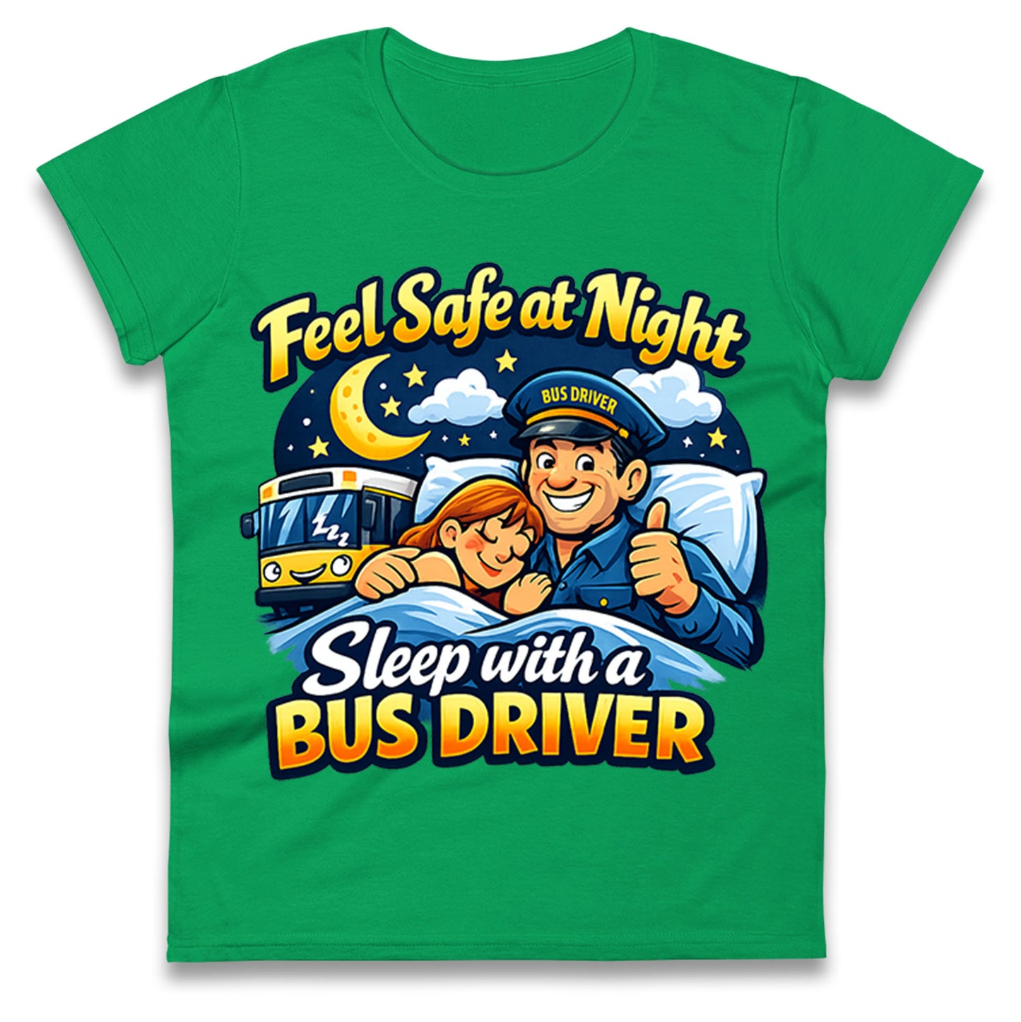 Bus Driver Job Title Ladies T Shirt