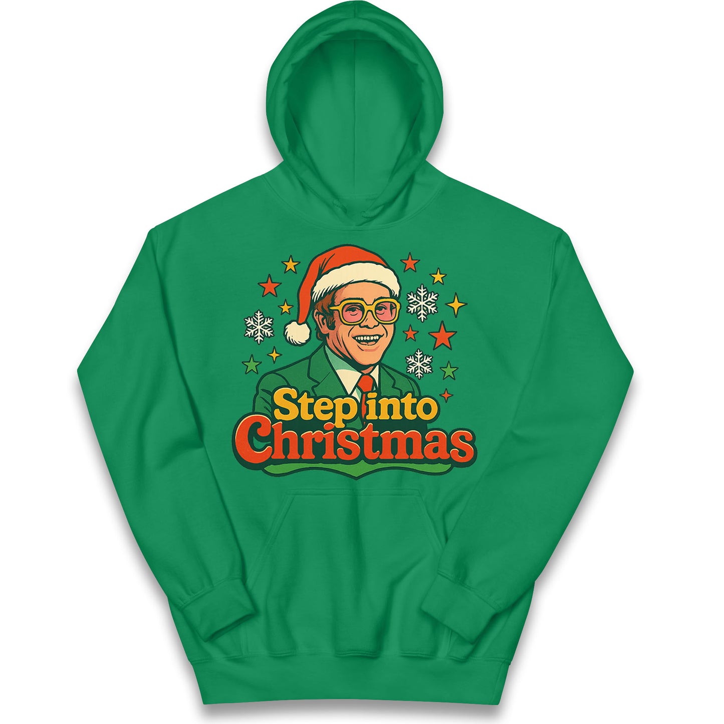 Elton John Christmas Kids Hoodie 