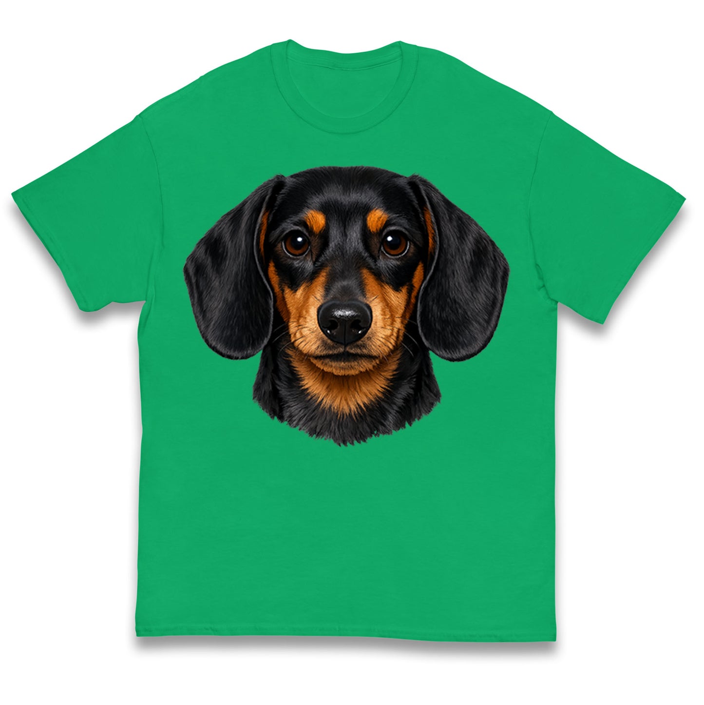 Dachshund Dog Face Kids T Shirt