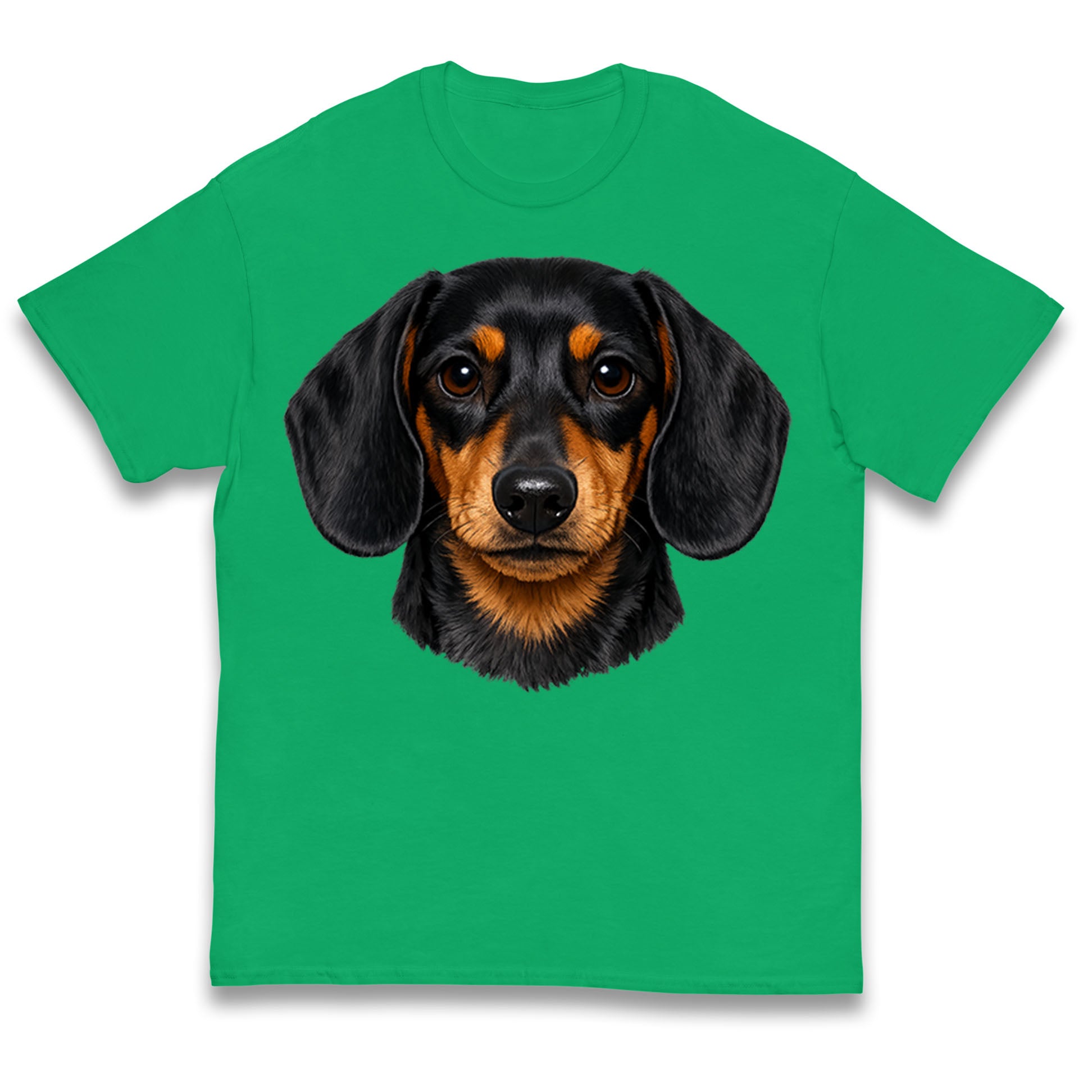 Dachshund Dog Face Kids T Shirt