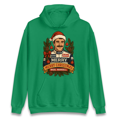 Nigel Mansell Christmas Hoodie
