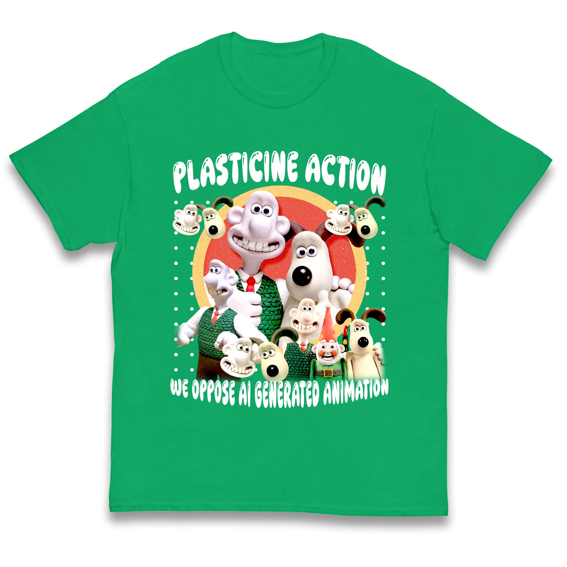 Plasticine Action Figure Kids T Shirt