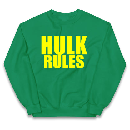 Hulk Rules Kids Jumper