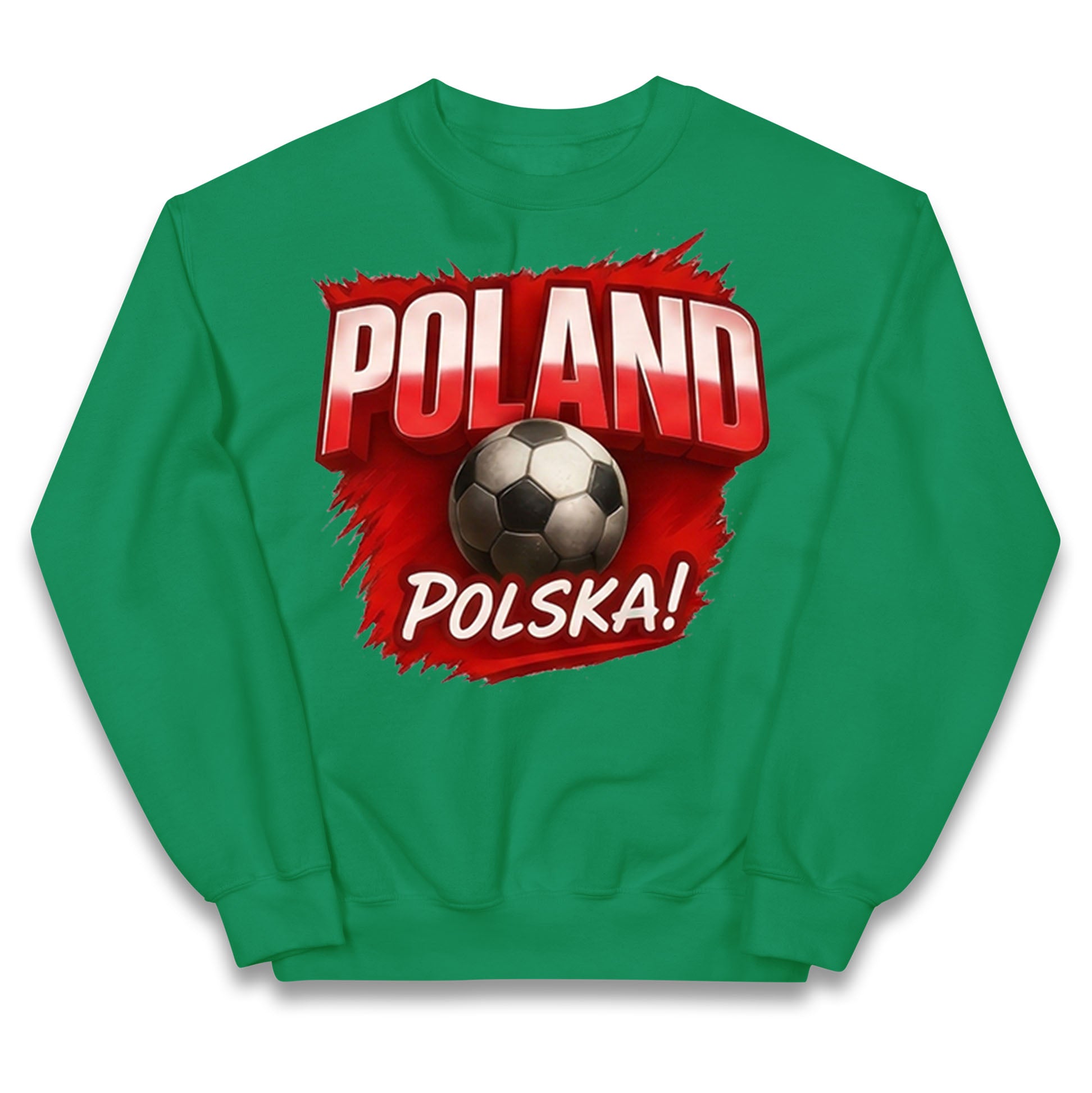 Poland Retro World Cup  Kids Jumper