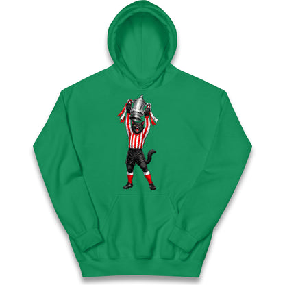 Retro Sunderland FA Cup Winners 1972-1973 Kids Hoodie