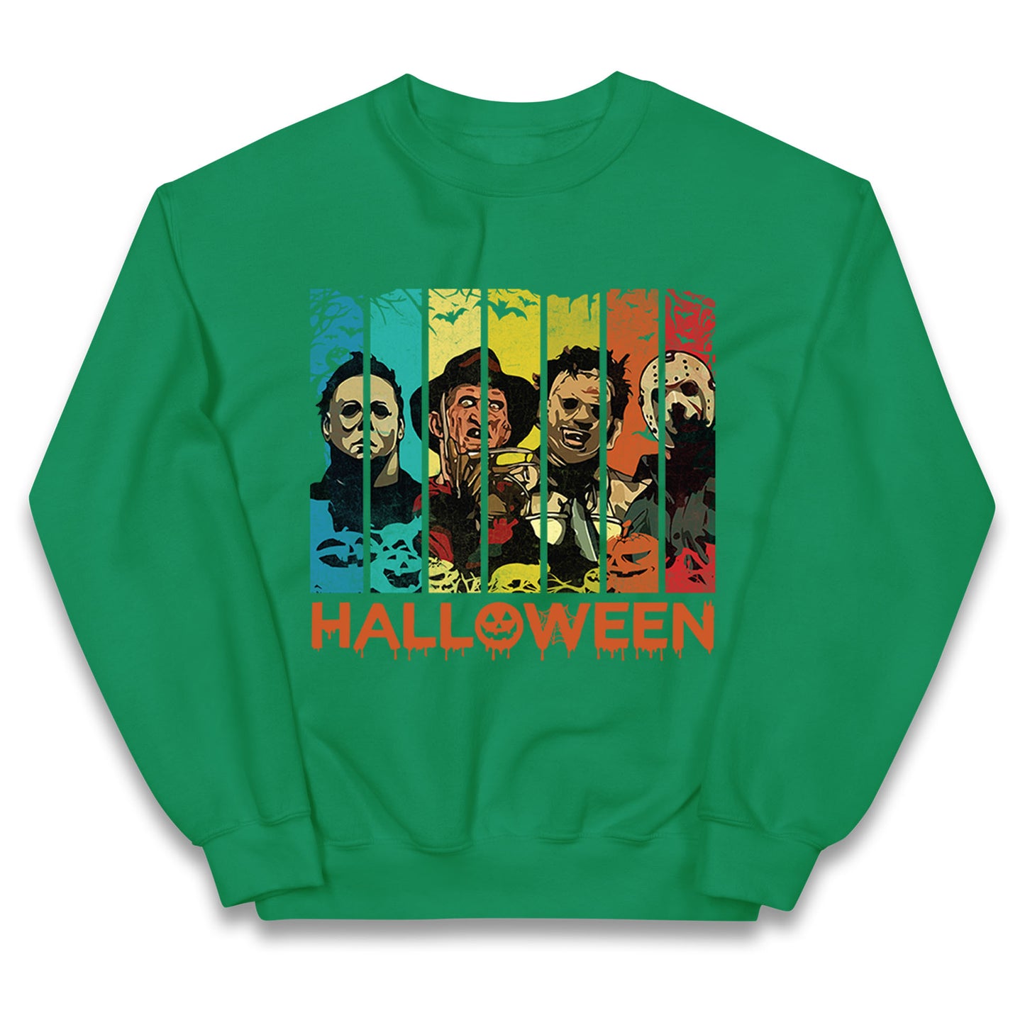 Vintage Villains Halloween Kids Jumper