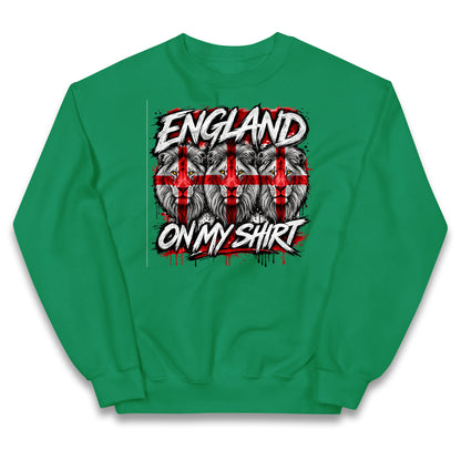 England 3 Lions World Cup 2026 Kids Jumper 
