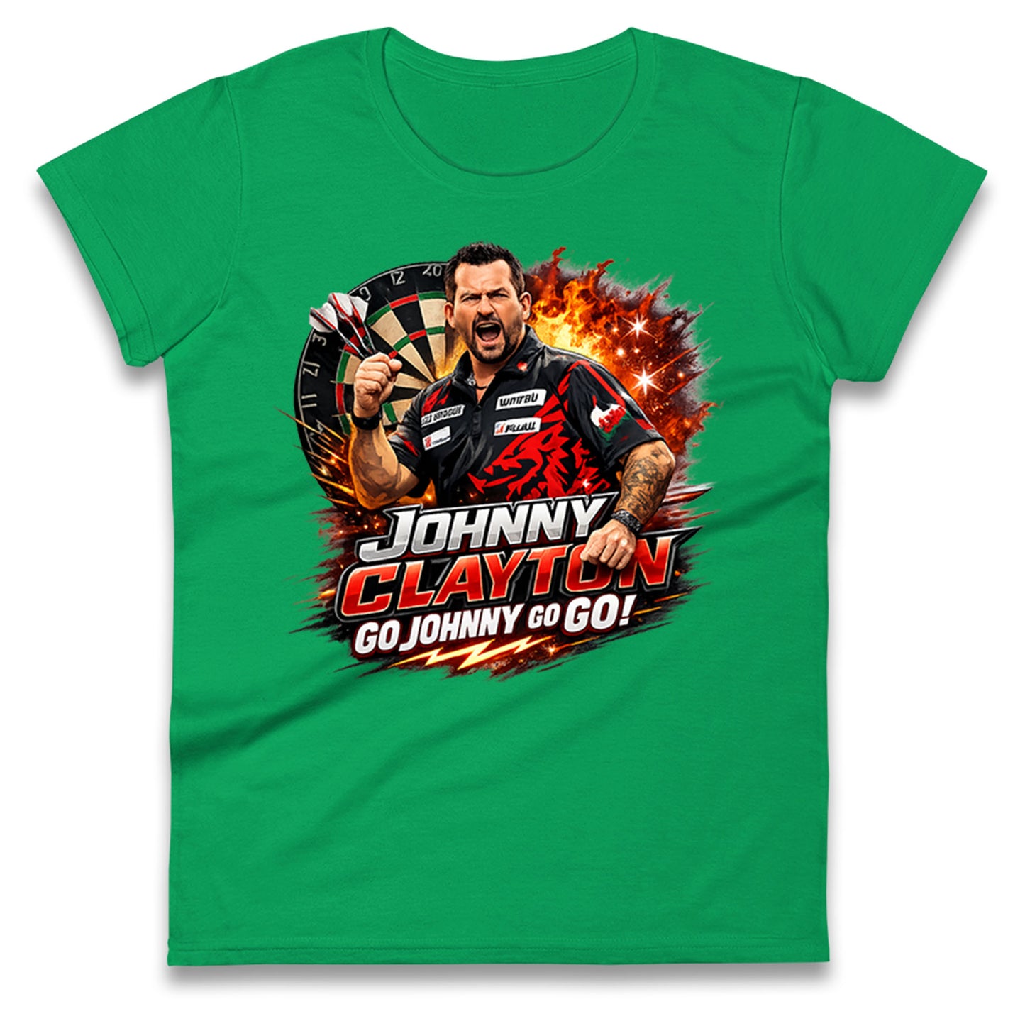 Johnny Clayton Wales Ladies T Shirt