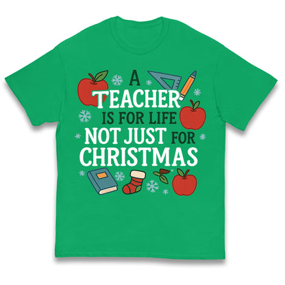 Teacher Christmas Kids T Shirt