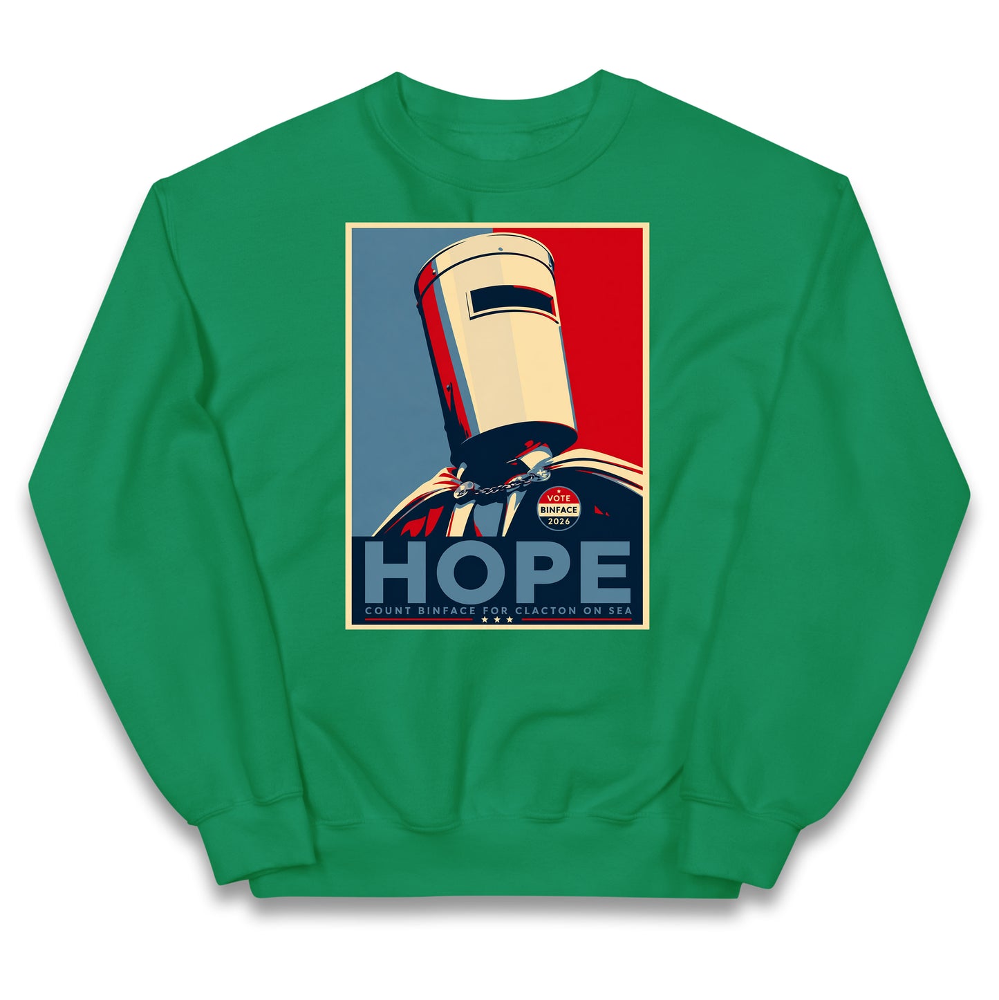 Count Binface Kids Jumper